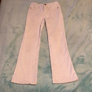 Justice Teen White Corduroy Jeans